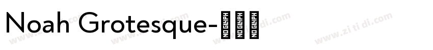 Noah Grotesque字体转换